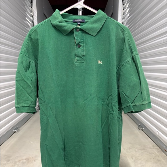 Burberry Green Polo Shirt - Picture 1 of 8